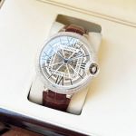 Ballon Bleu De Cartier 44*12mm 316L Steel Skeleton Face Mingzhu Movement Watch